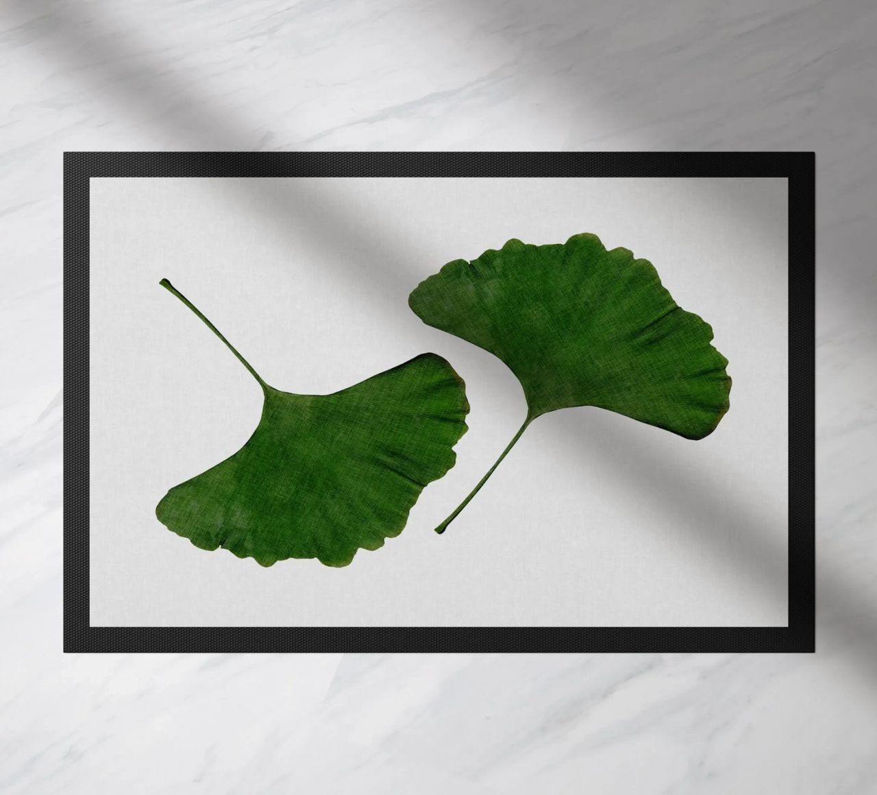 Foglia di ginkgo II zerbino da Orara Studio