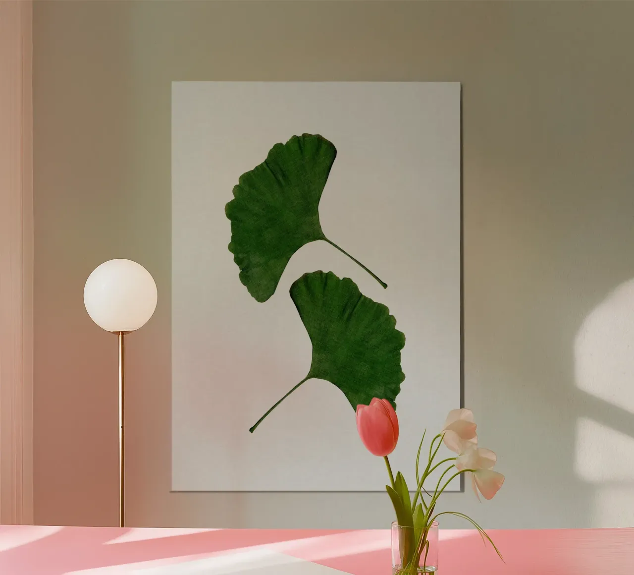 Foglia di ginkgo II carta hahnemühle da Orara Studio