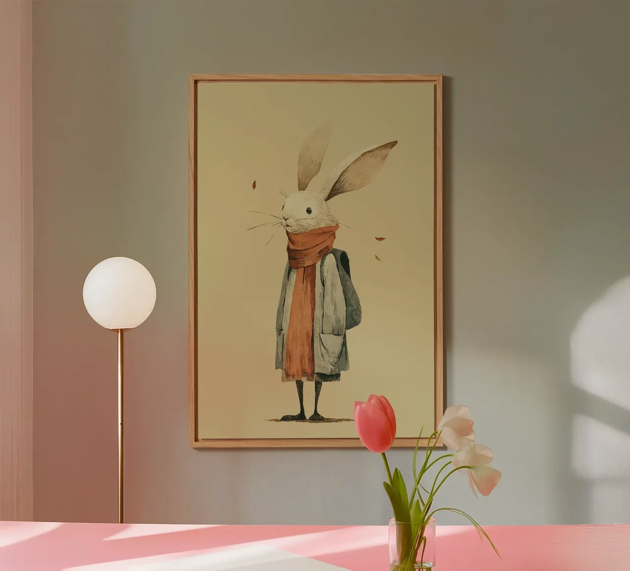 The Little Hiker Rabbit pannello forex da wonderfolk