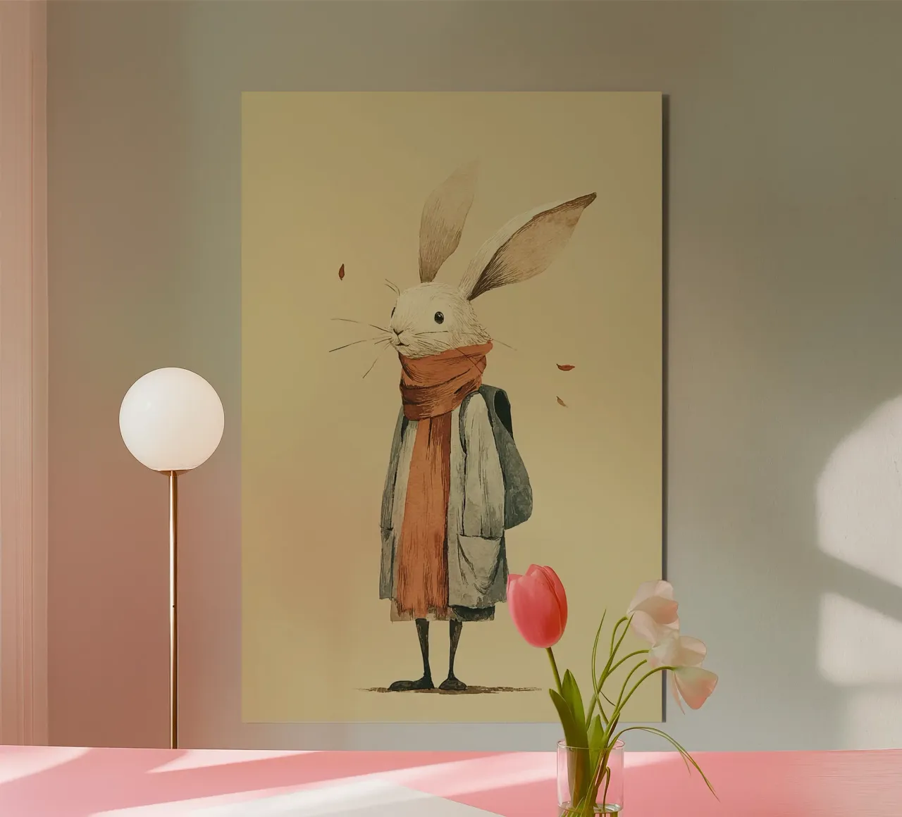 The Little Hiker Rabbit pannello forex da wonderfolk
