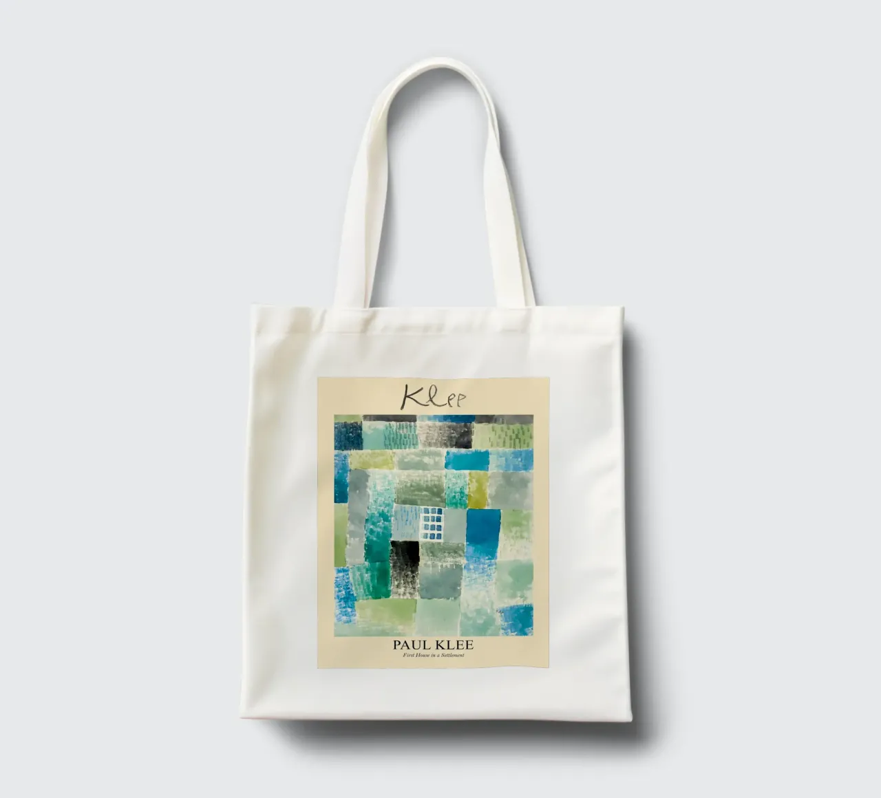 Paul Klee Calming Painting borsa in juta da EverLuvv Studio