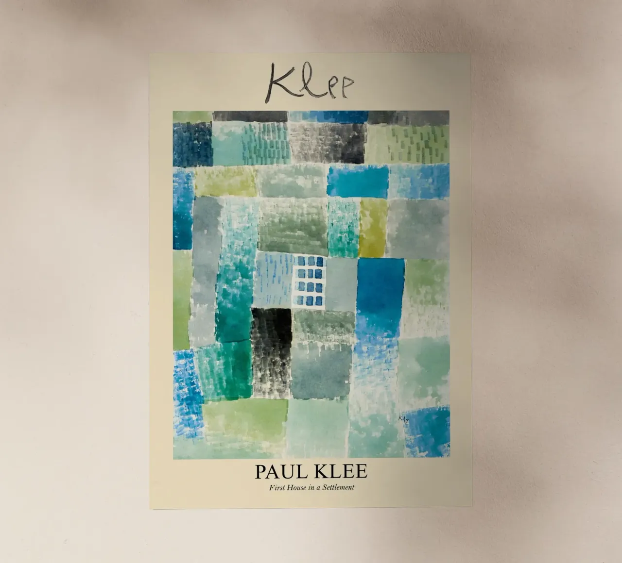 Paul Klee Calming Painting pellicola backlit da EverLuvv Studio