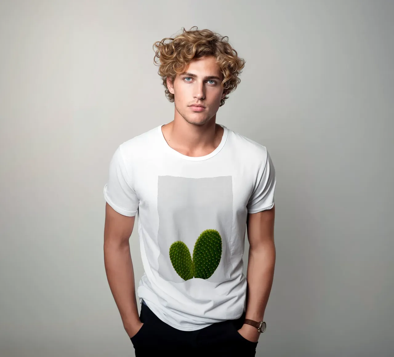 Heart Cactus t-shirt by Orara Studio