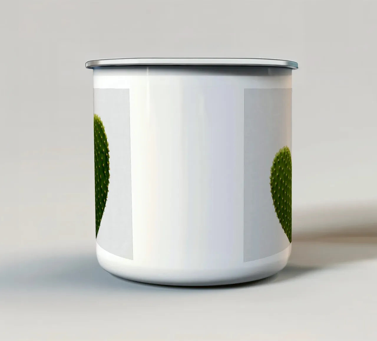 Cactus del cuore tazza in smalto da Orara Studio