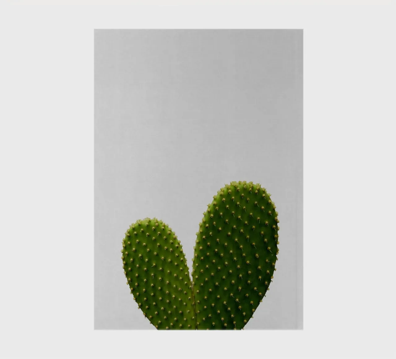 Cactus en forme de cœur carnet de notes de Orara Studio