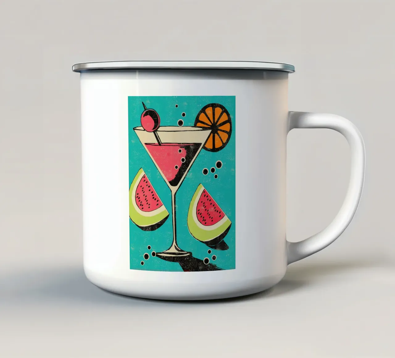 Martini tazza in smalto da Rocket68