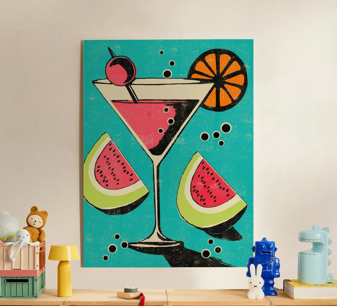 Martini Acryl-Glas von Rocket68