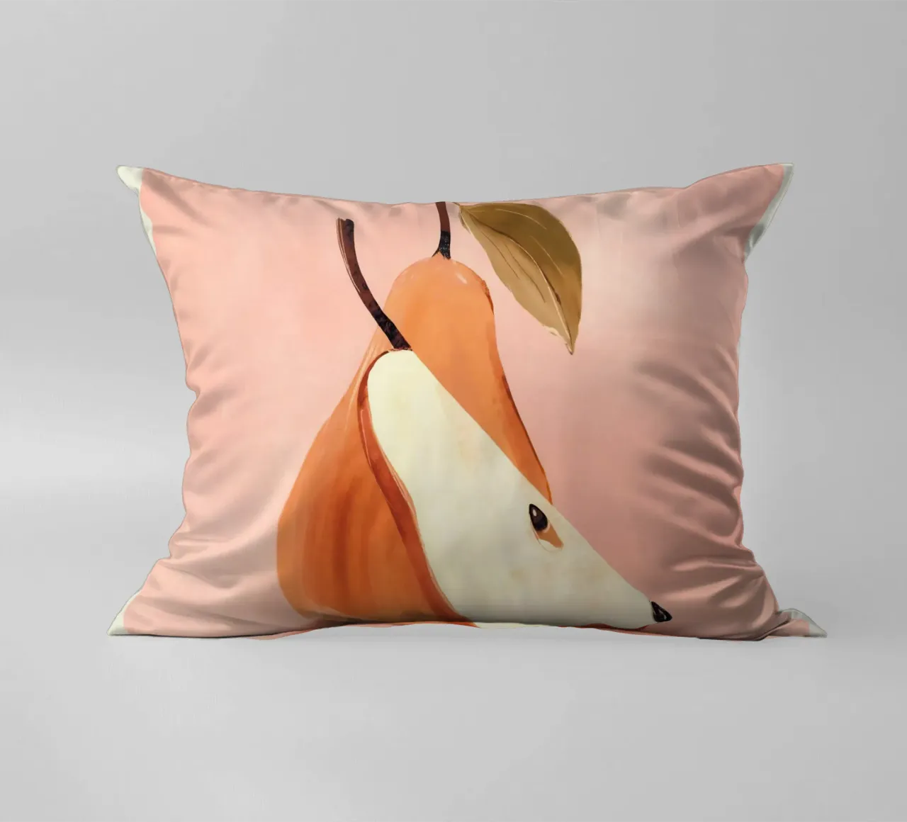 Pear 3 decorative cushion by ThingDesign