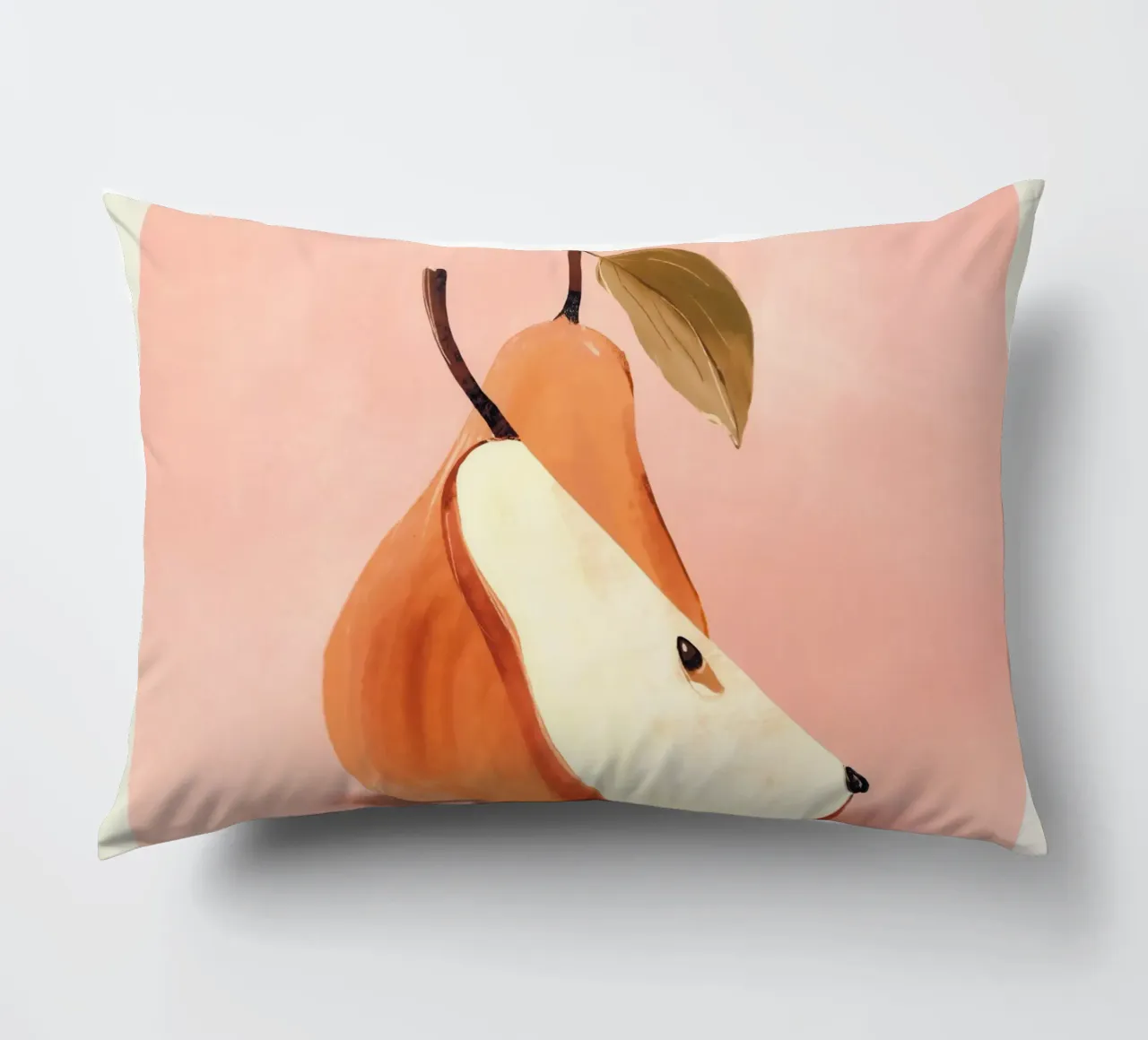 Pear 3 decorative cushion by ThingDesign