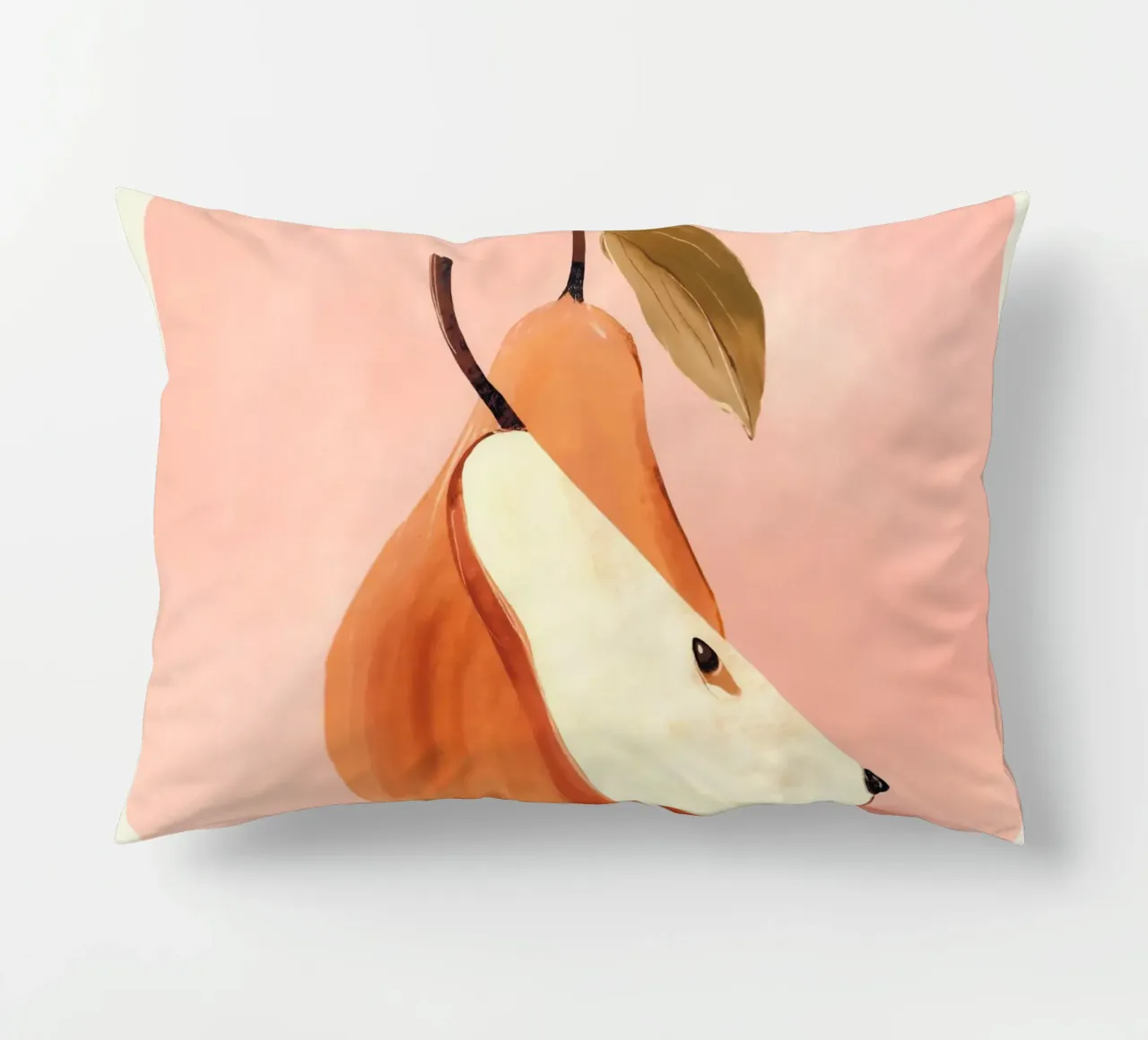 Pear 3 decorative cushion by ThingDesign