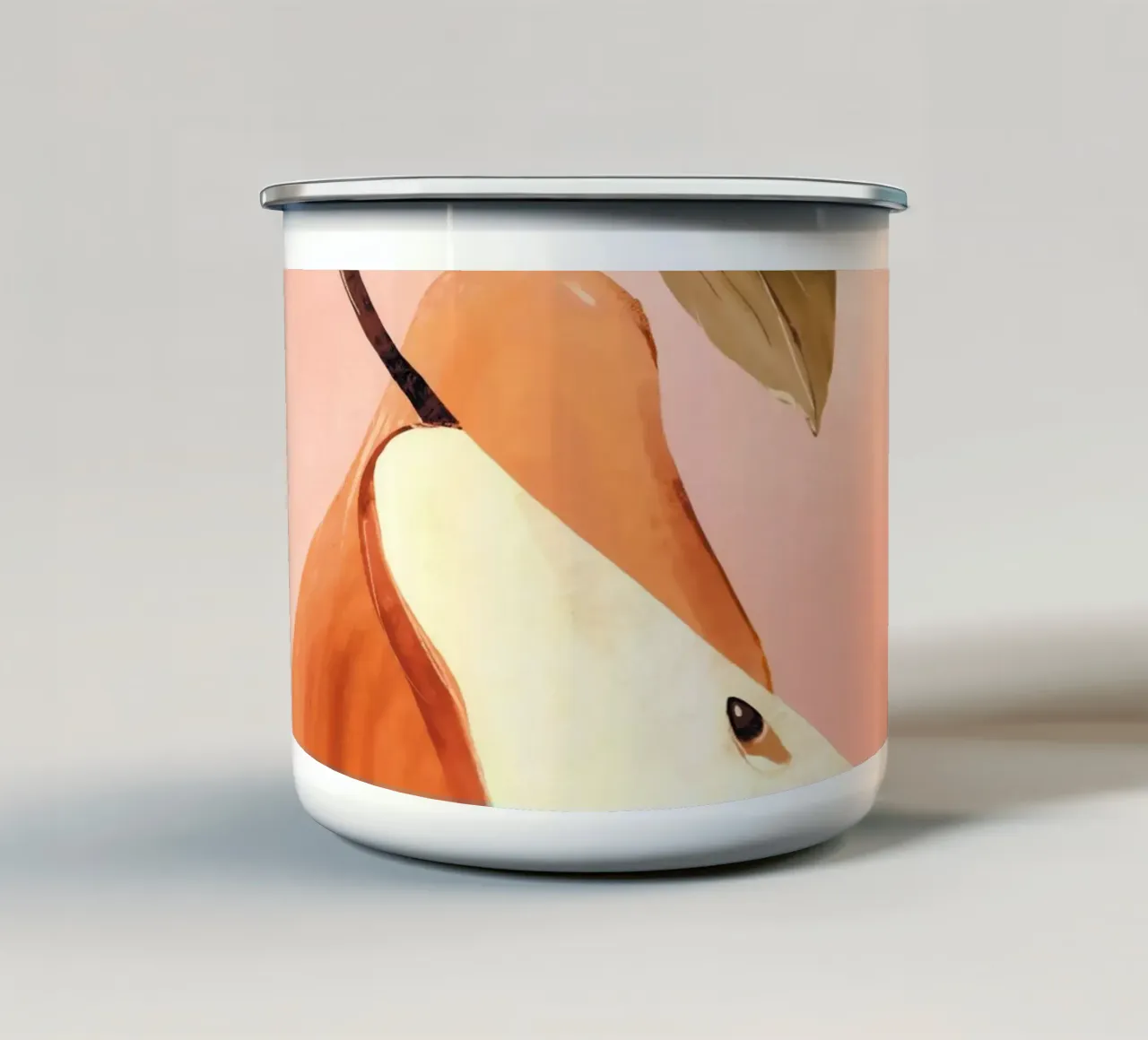 Pera 3 tazza in smalto da ThingDesign
