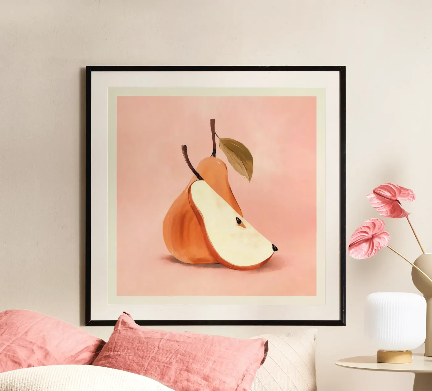 Pear 3 poster by ThingDesign