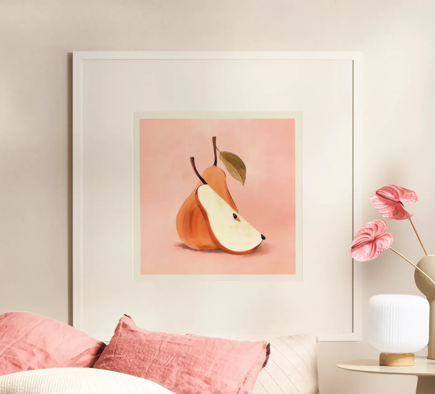 Pear 3 poster by ThingDesign