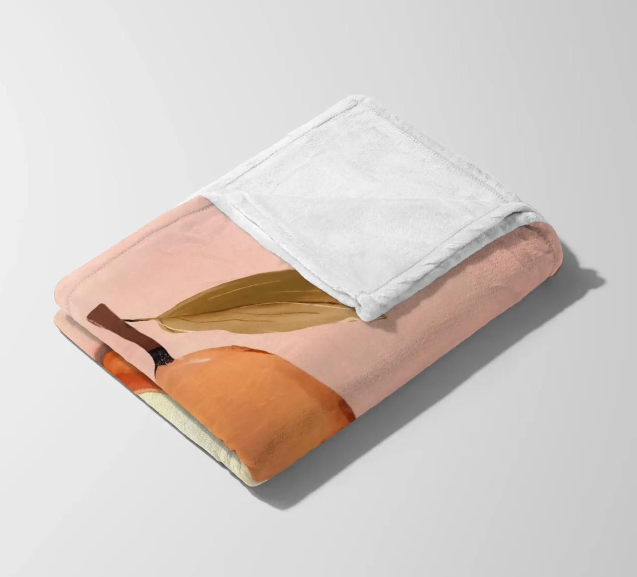 Pear 3 fleece blanket by ThingDesign