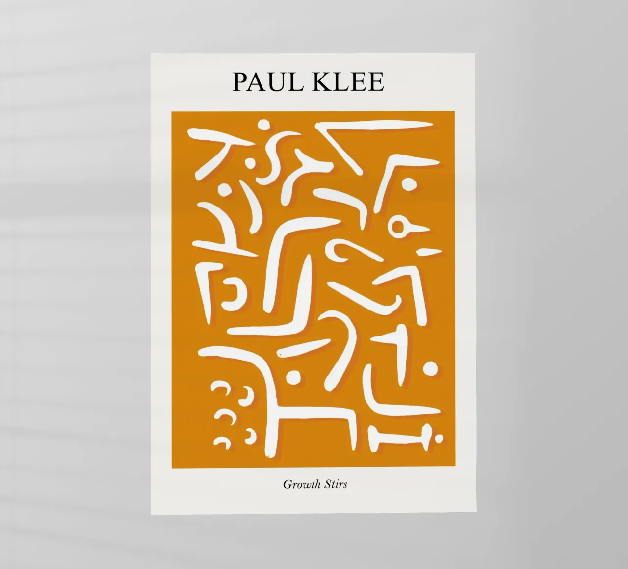 Paul Klee Growth Stirs Art pellicola backlit da EverLuvv Studio