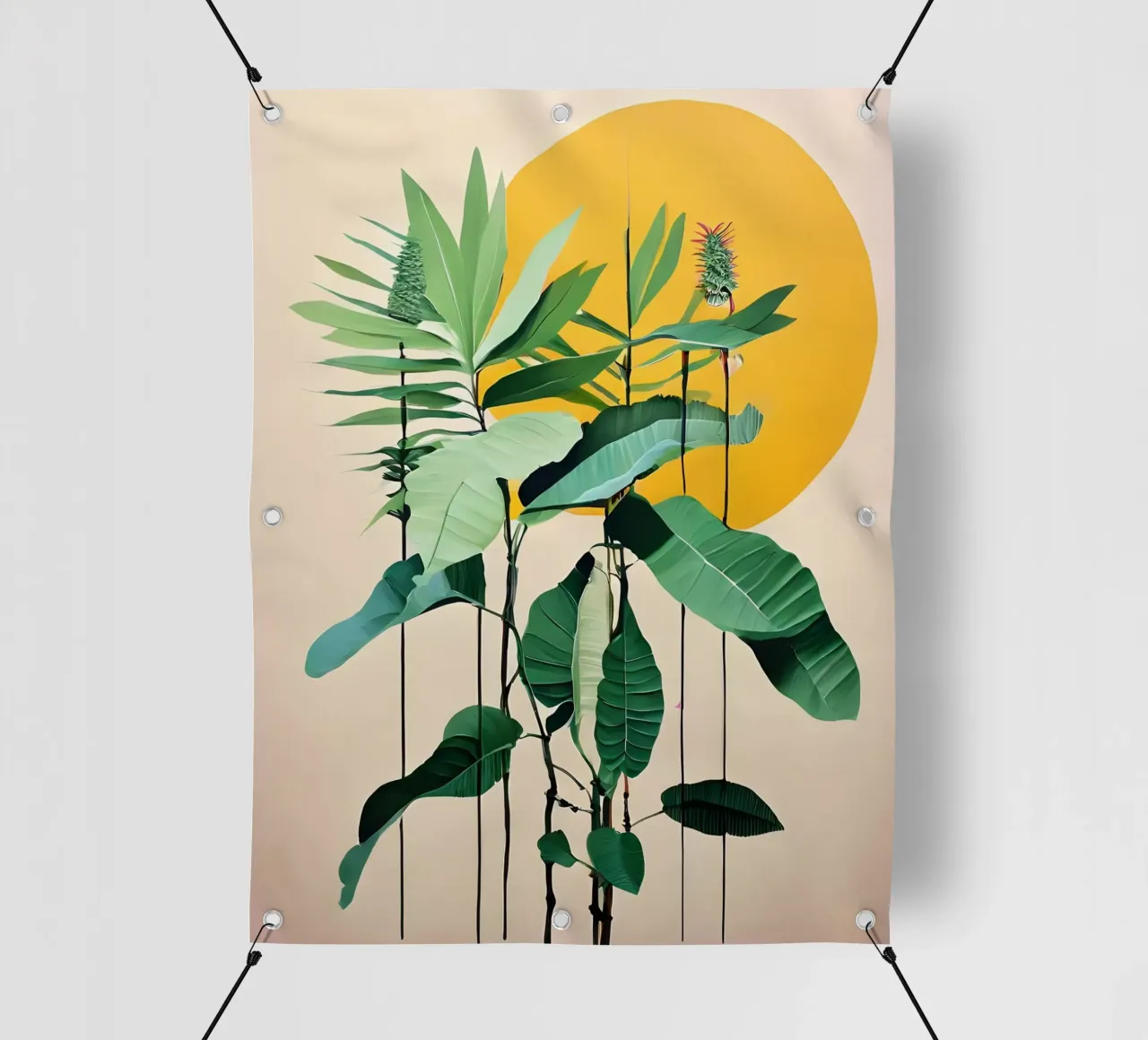 Tropici baciati dal sole telo in pvc da Artistic-shop