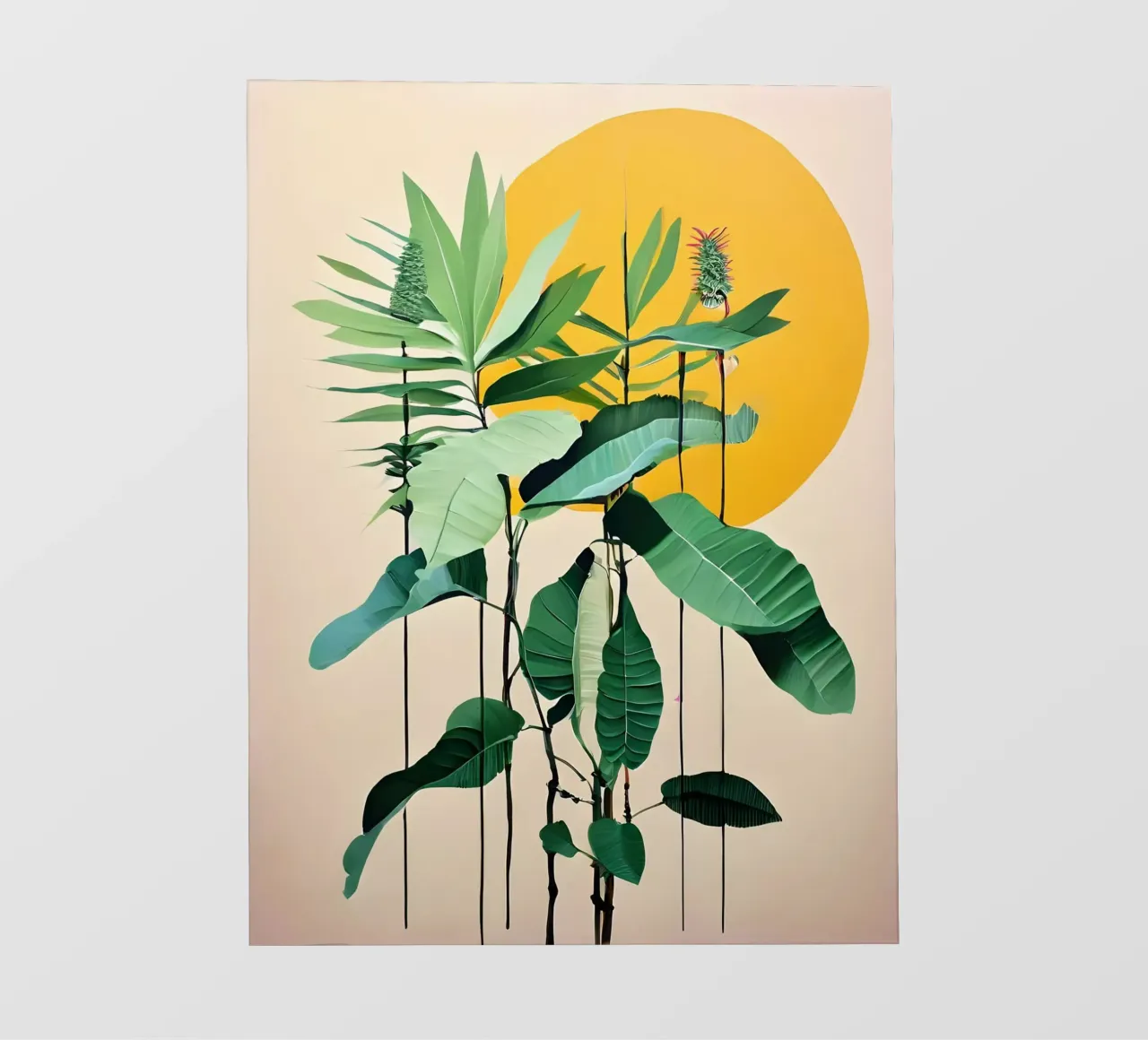 Tropici baciati dal sole telo in pvc da Artistic-shop