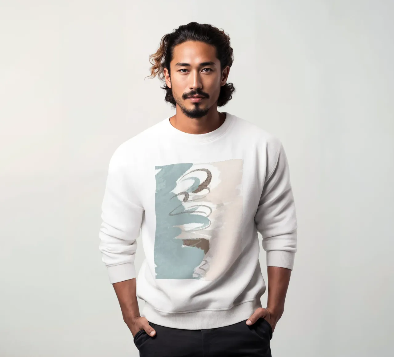 Pastelfarve Sweatshirt von nileshkikuuchise