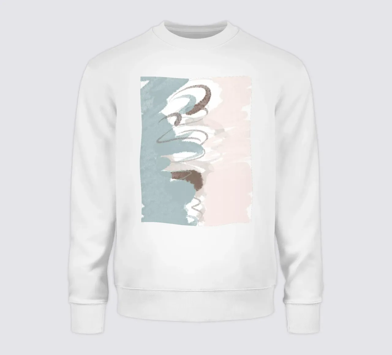 Pastelfarve sweatshirt van nileshkikuuchise