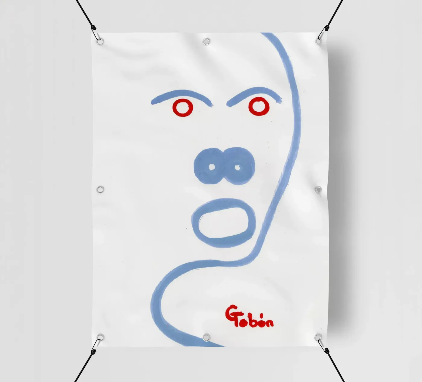 Marchio telo in pvc da gtobonart