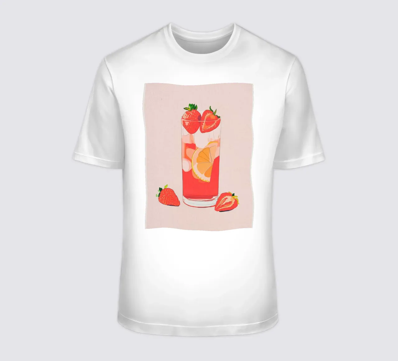 Tè freddo alla fragola t-shirt da ThingDesign