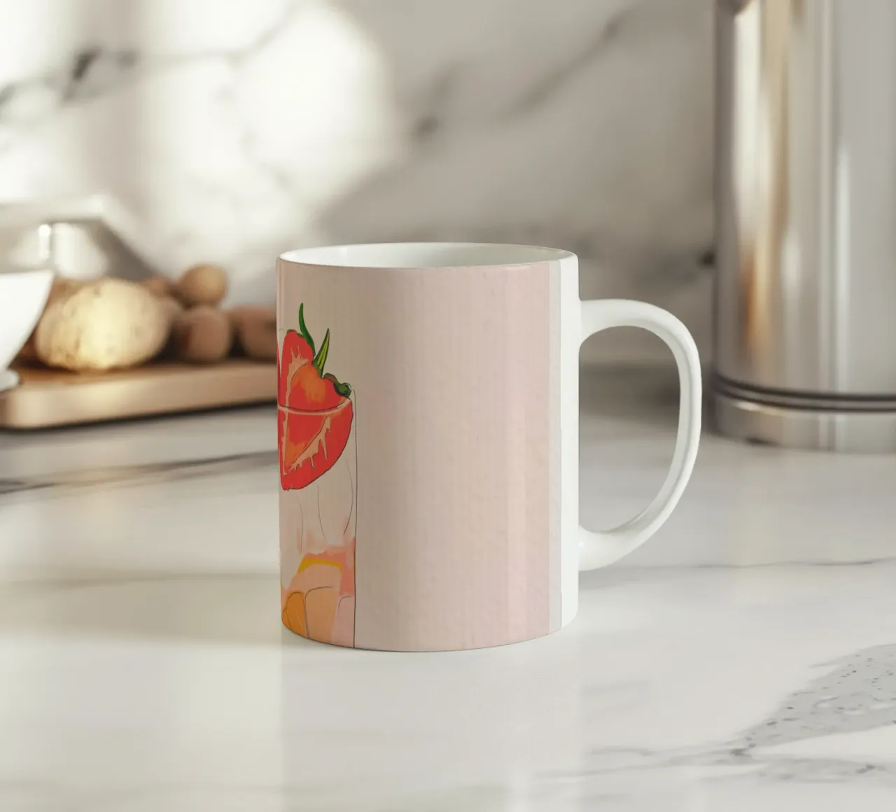 Tè freddo alla fragola tazza in ceramica da ThingDesign