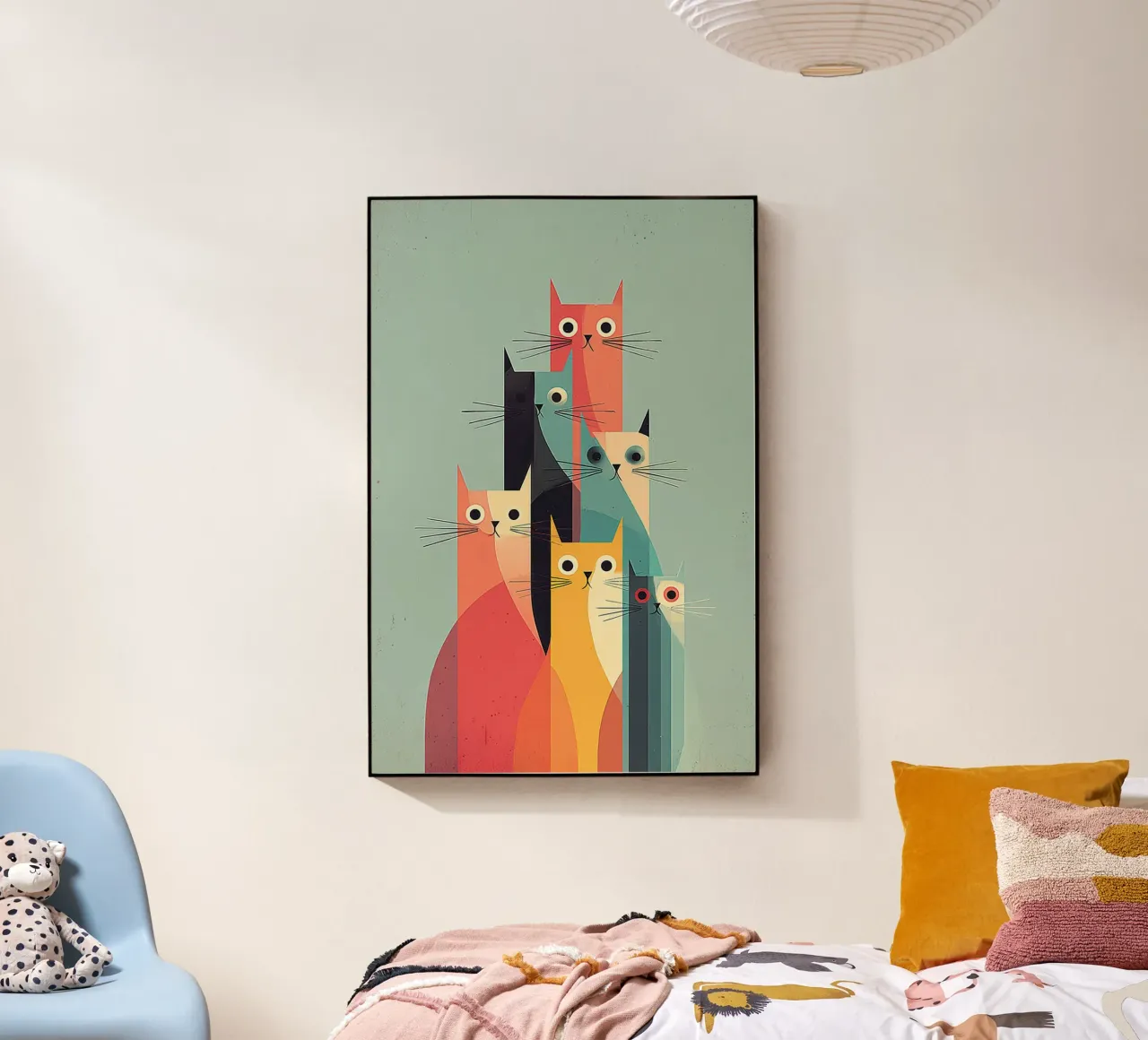 Seven Shapes of Cat metacrilato de Chic Creatures