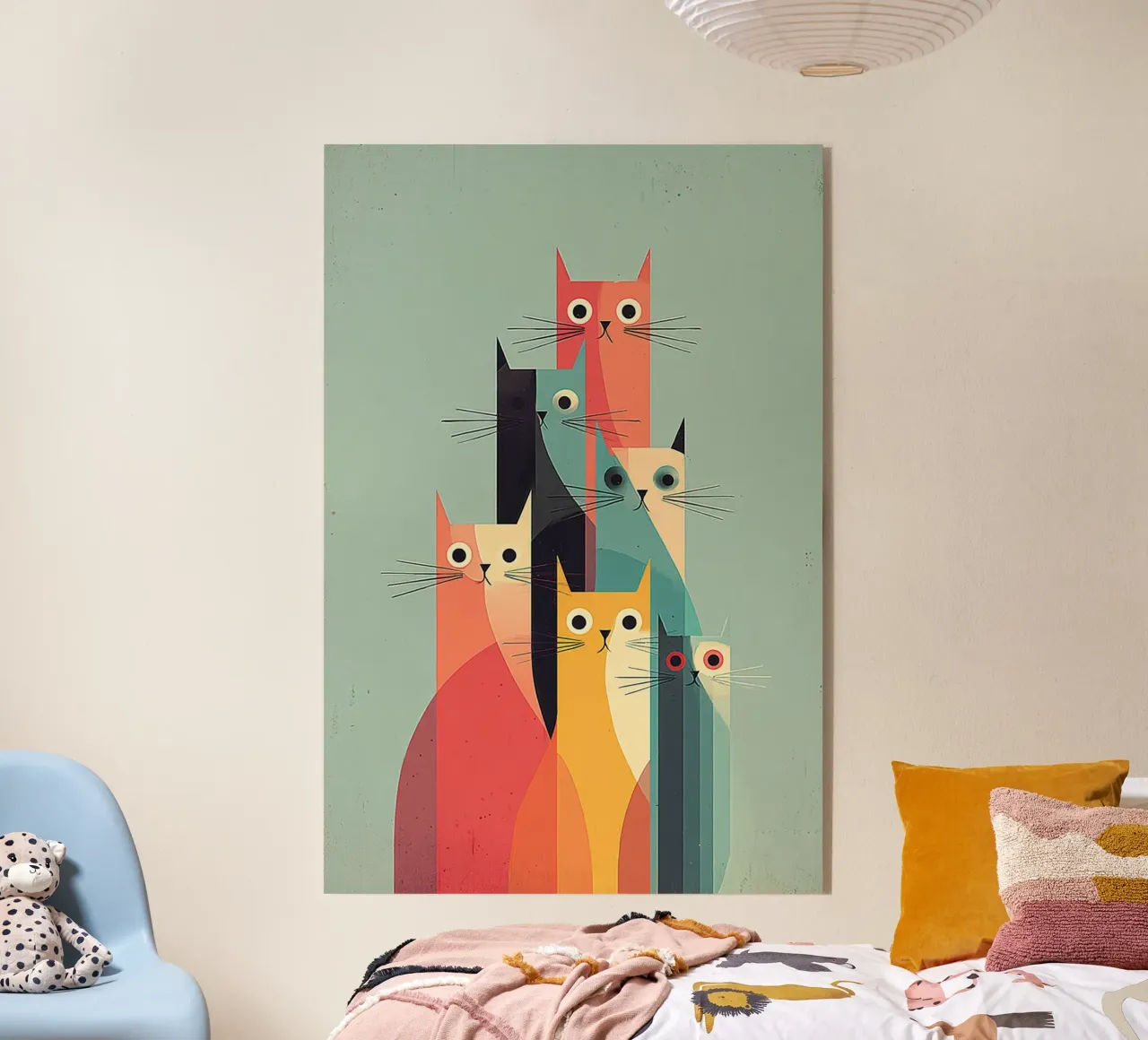 Seven Shapes of Cat metacrilato de Chic Creatures