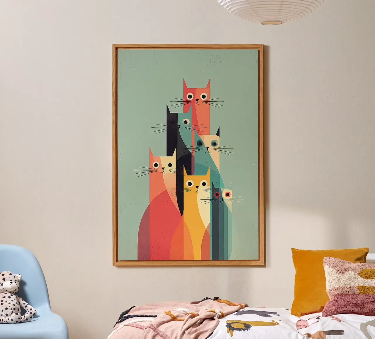 Seven Shapes of Cat pannello forex da Chic Creatures