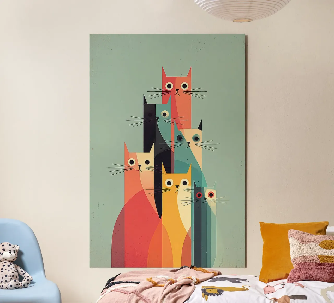 Seven Shapes of Cat pannello forex da Chic Creatures