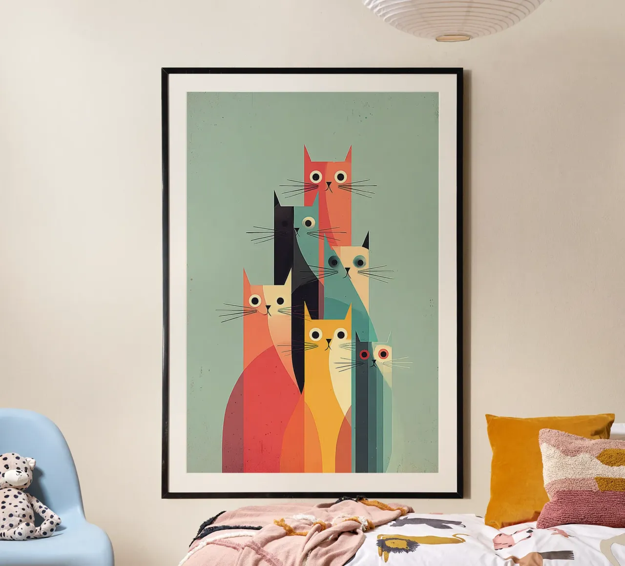 Seven Shapes of Cat carta hahnemühle da Chic Creatures