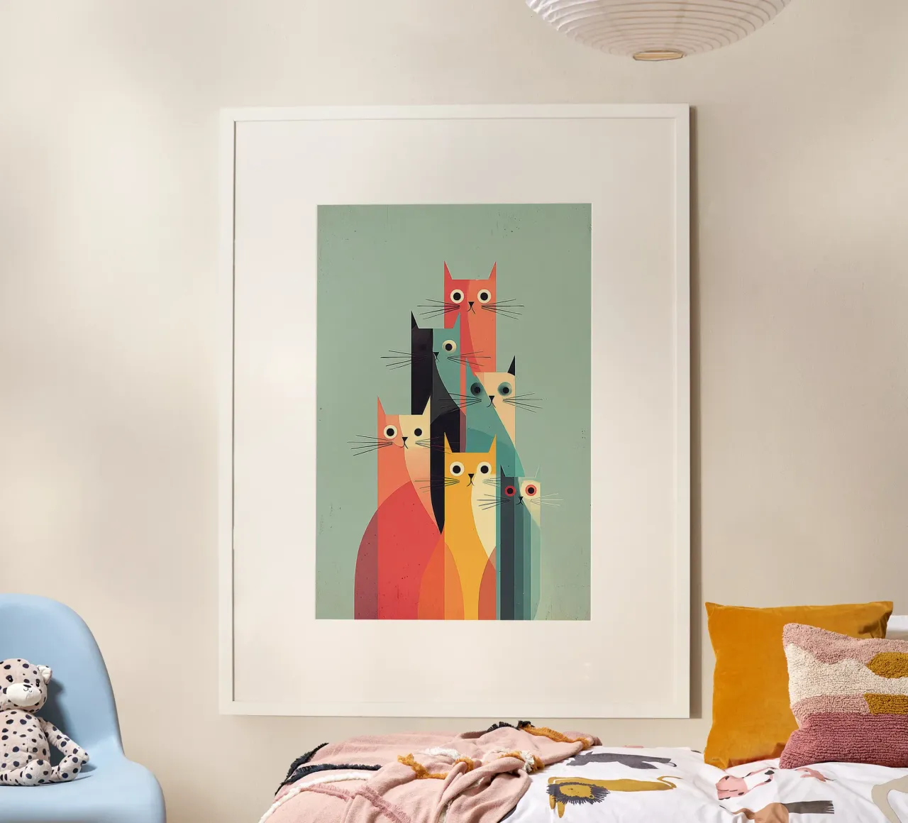 Seven Shapes of Cat carta hahnemühle da Chic Creatures