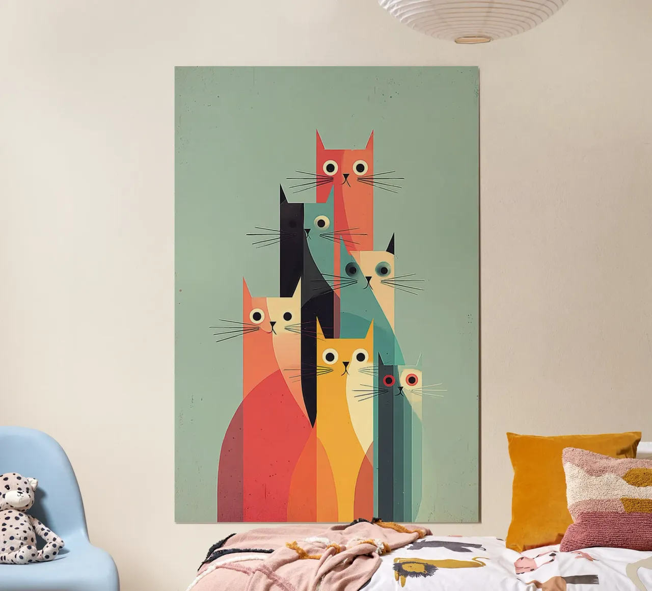 Seven Shapes of Cat carta hahnemühle da Chic Creatures