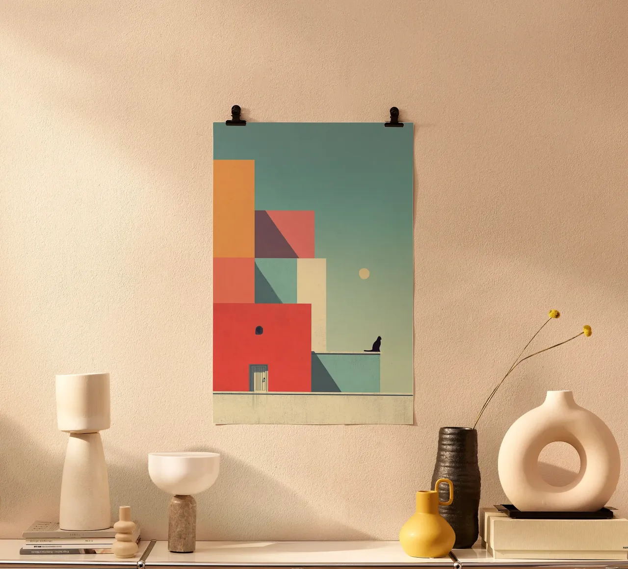 The Rooftop Watcher Poster von lieblu