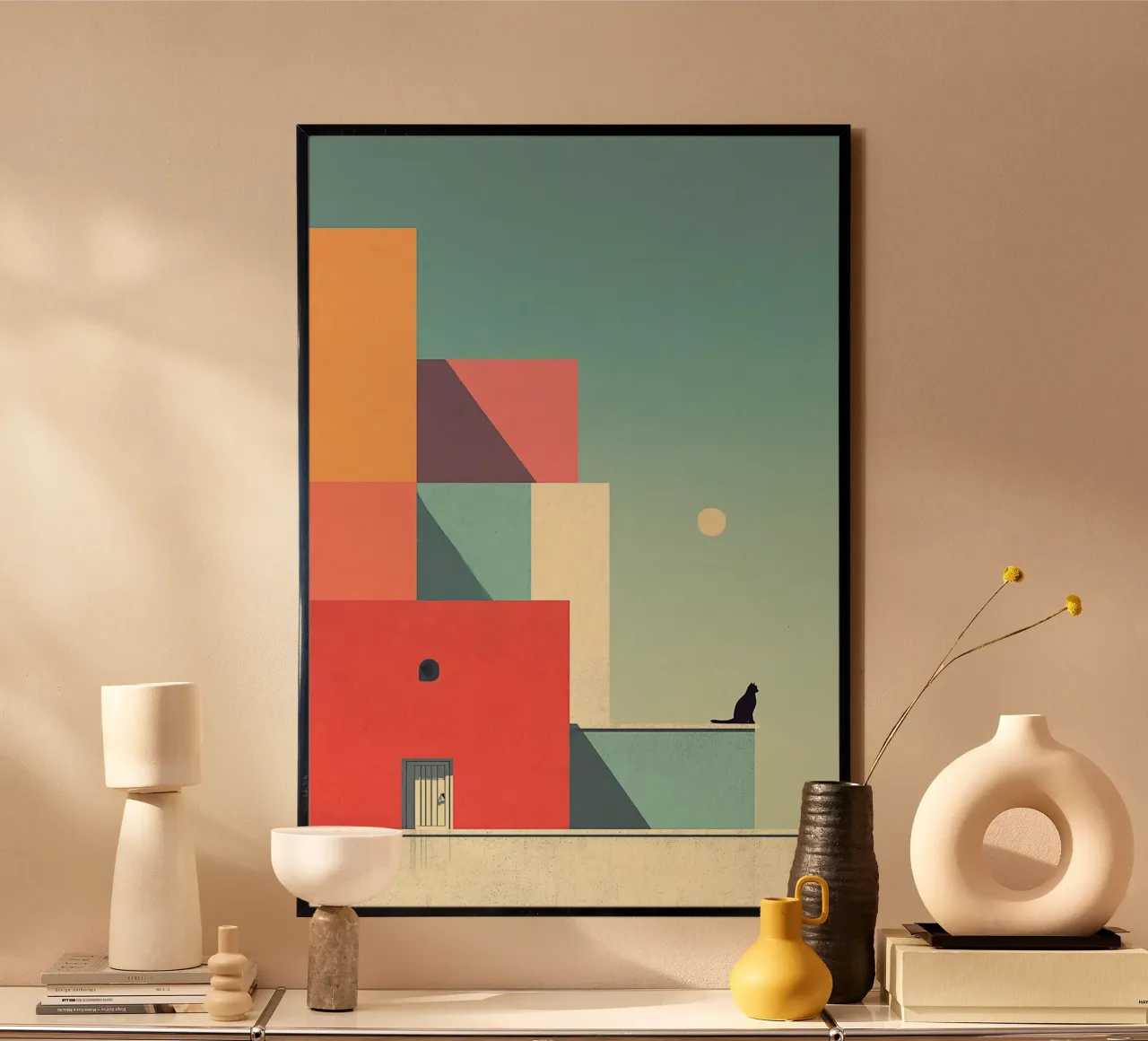 The Rooftop Watcher Poster von lieblu