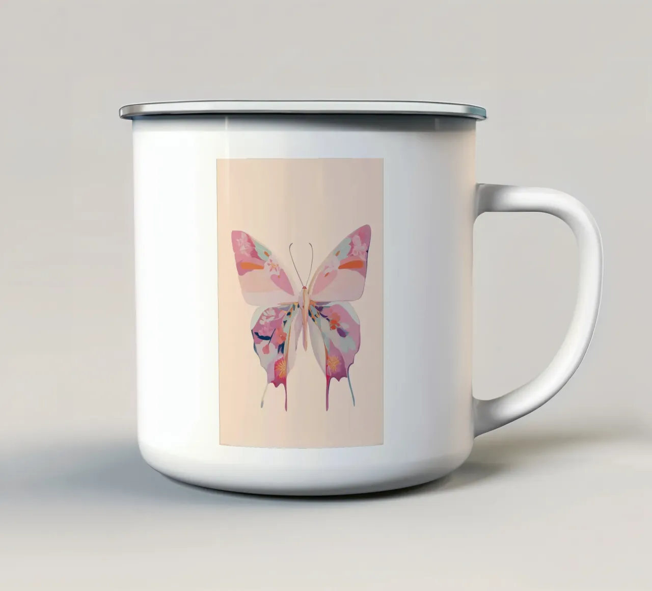 Soft Metamorphosis emaille mok van Luca