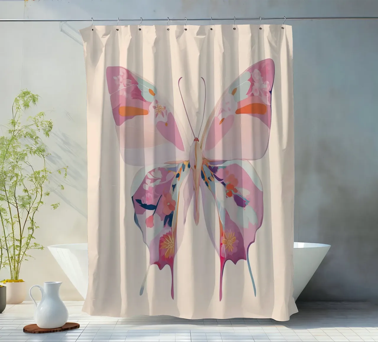 Soft Metamorphosis tenda da doccia da Luca