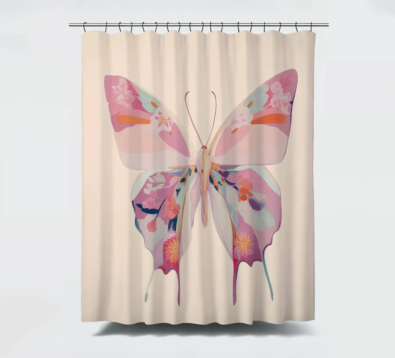 Soft Metamorphosis tenda da doccia da Luca