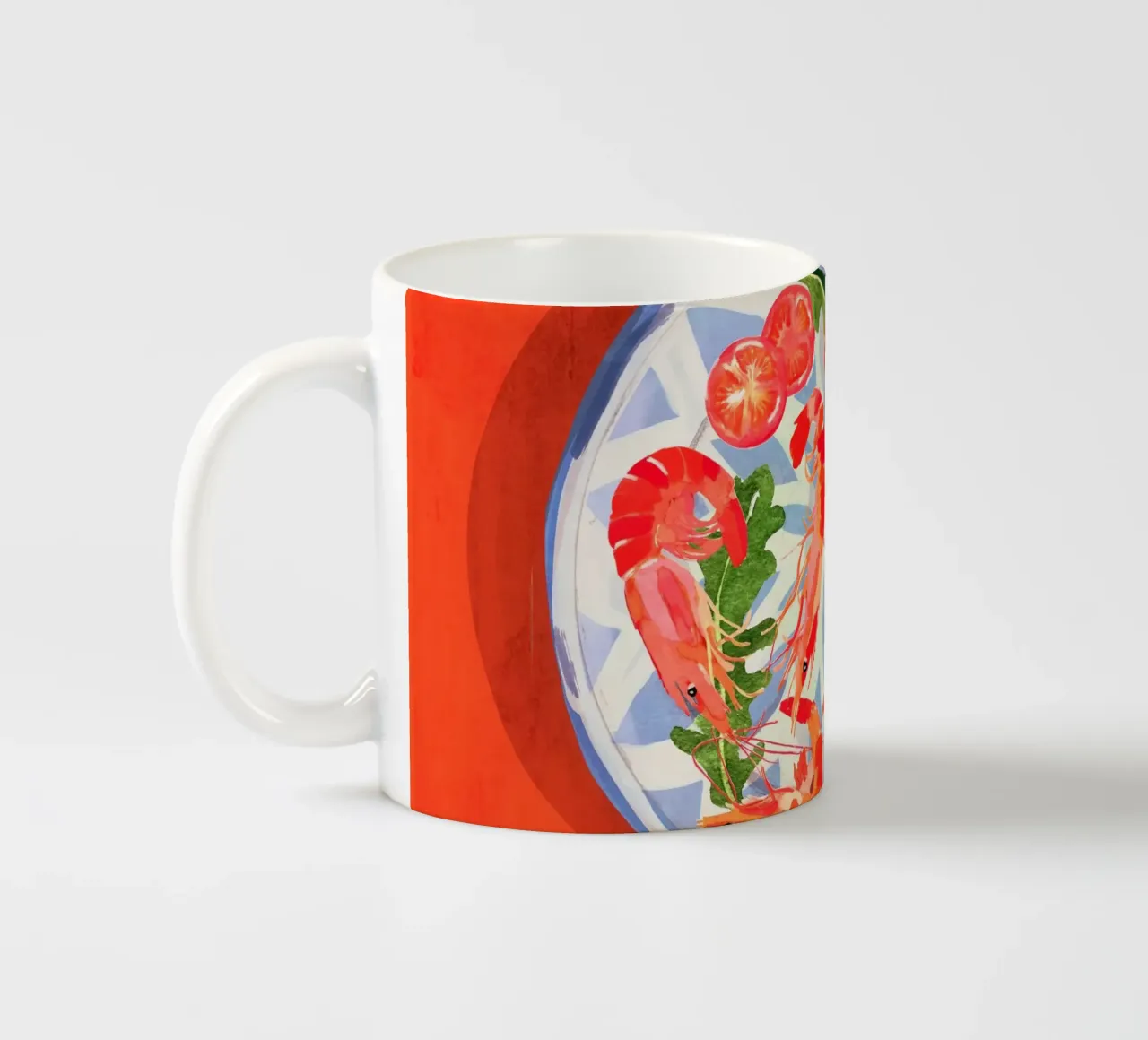 Piatto di pesce tazza in ceramica da ThingDesign