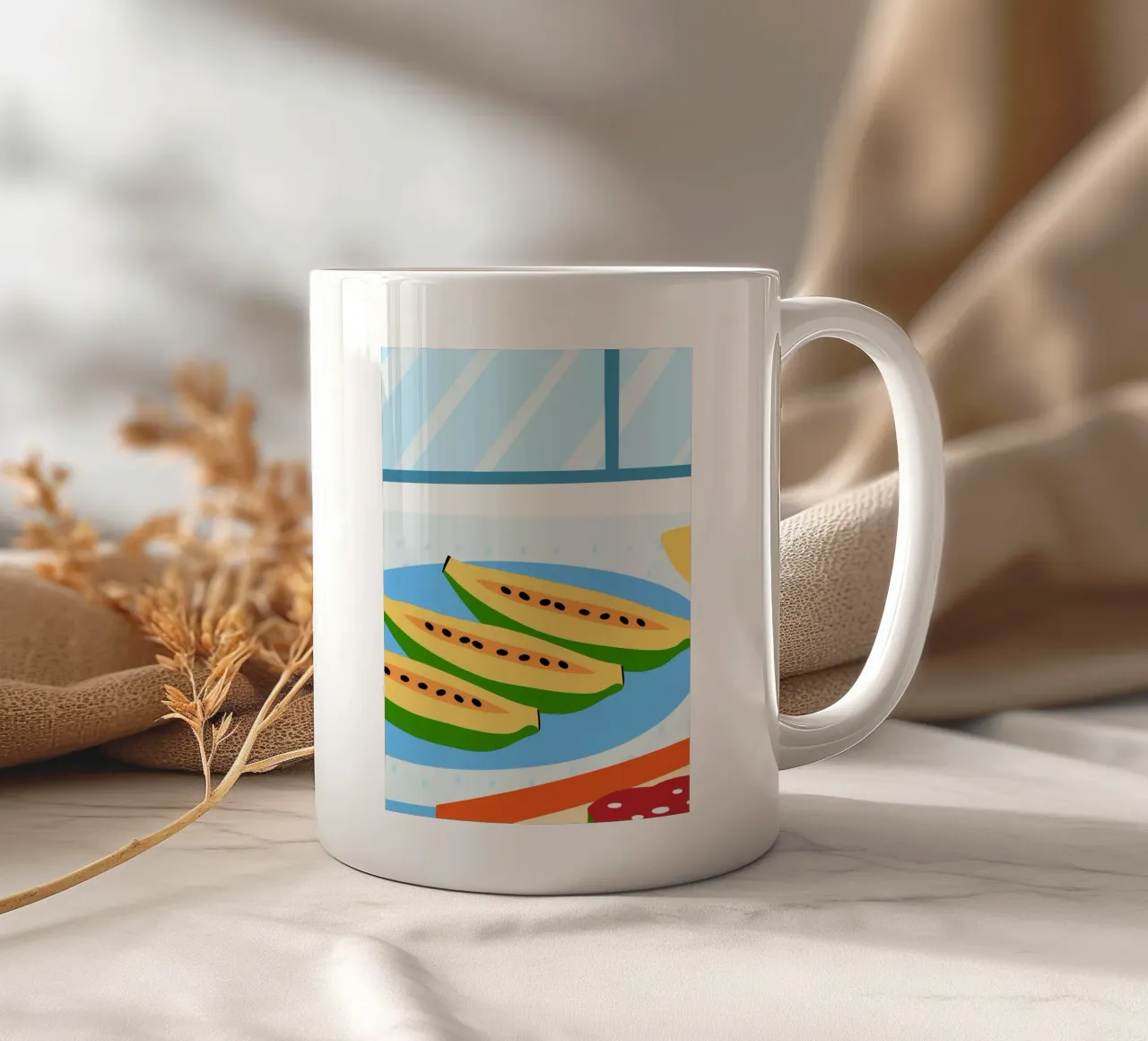 Banane fresche tazza in ceramica da OFFICIAL FRUIT & VEGETABLES