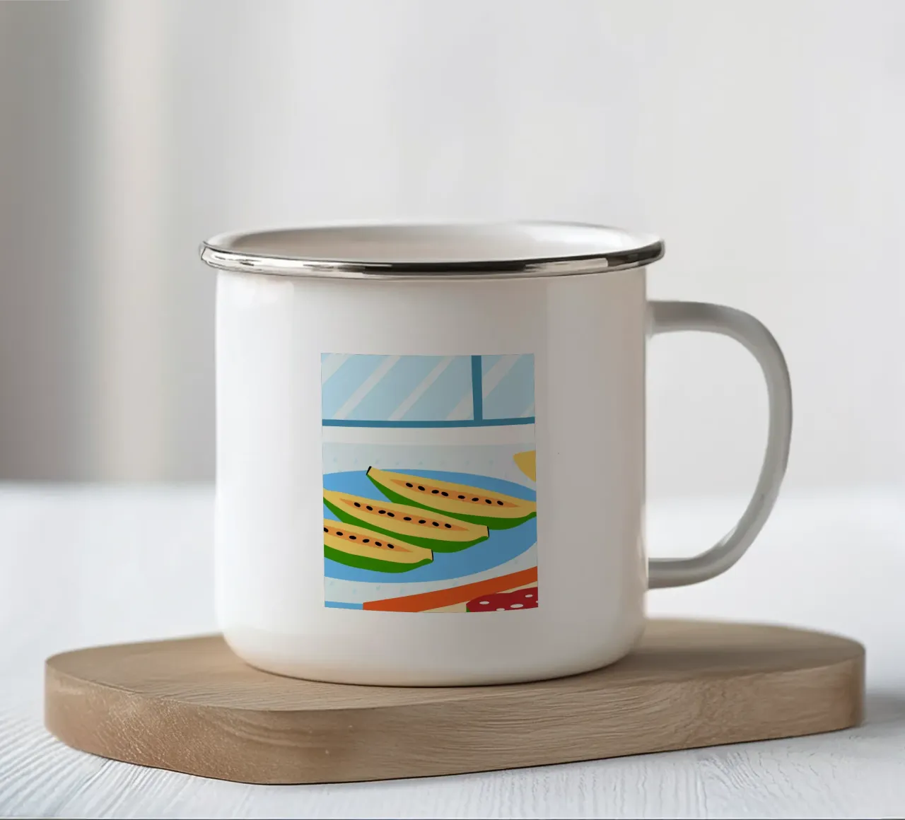 Banane fresche tazza in smalto da OFFICIAL FRUIT & VEGETABLES