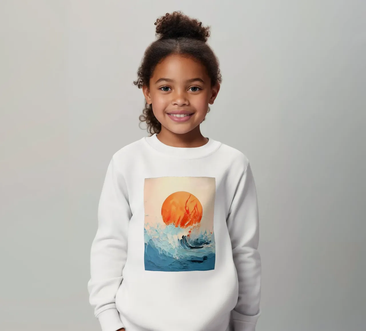 Tempesta baciata dal sole felpa bambino da Artistic-shop