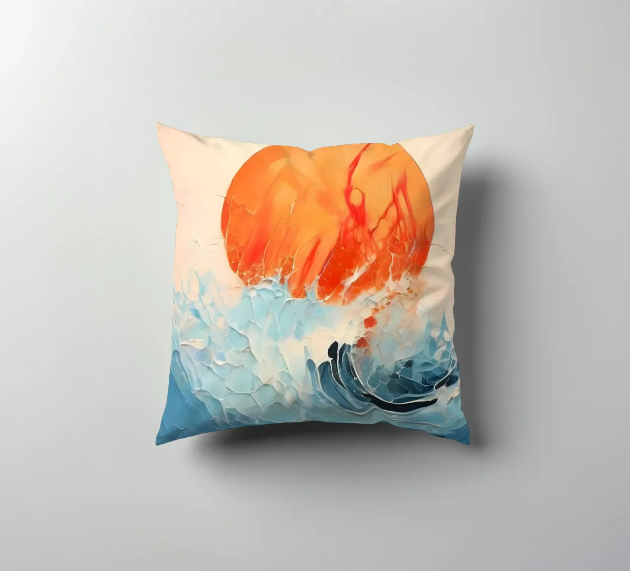 Tempesta baciata dal sole cuscino da Artistic-shop