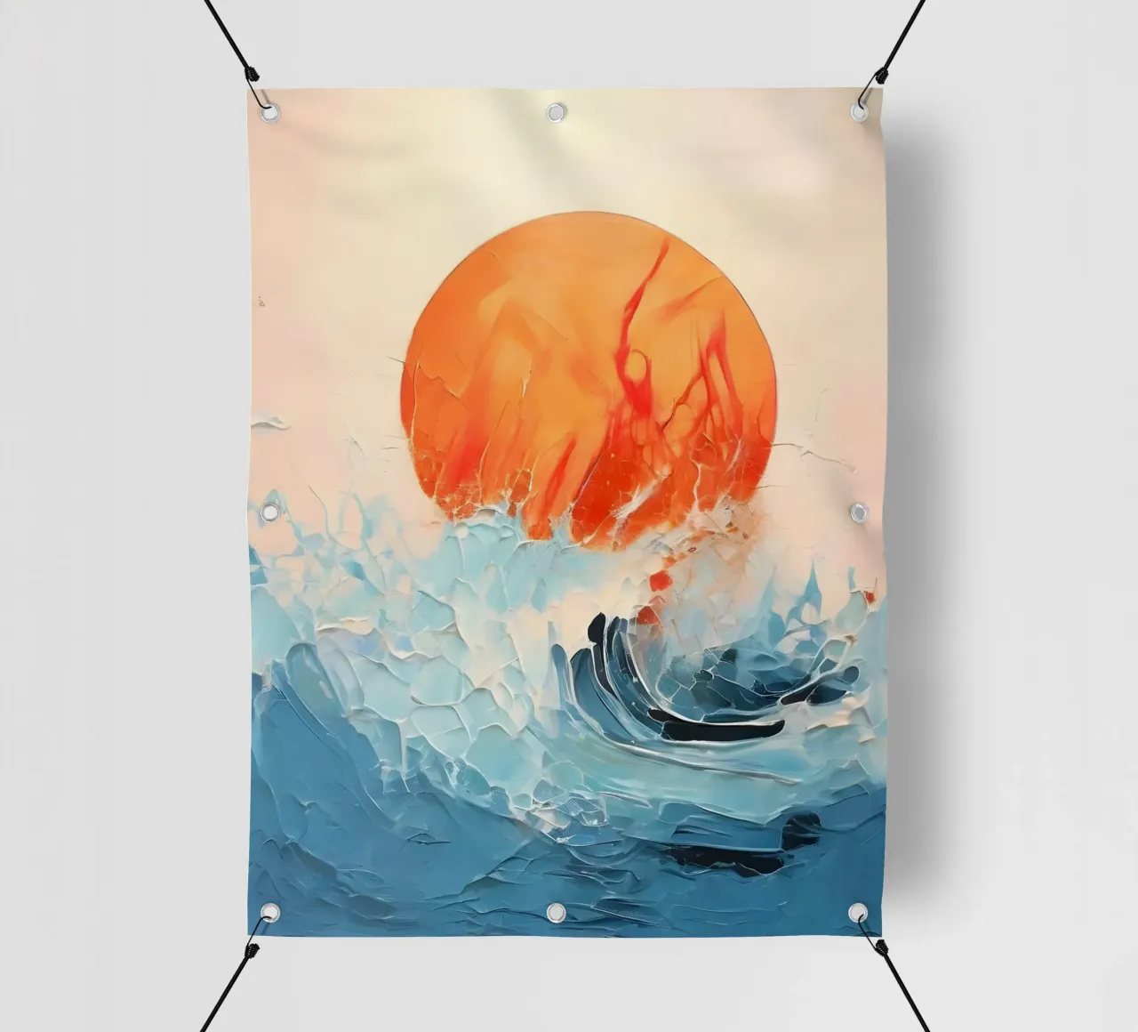 Tempesta baciata dal sole telo in pvc da Artistic-shop