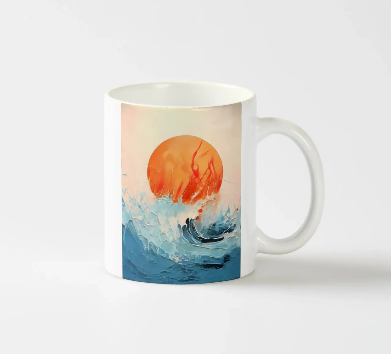Tempesta baciata dal sole tazza in ceramica da Artistic-shop