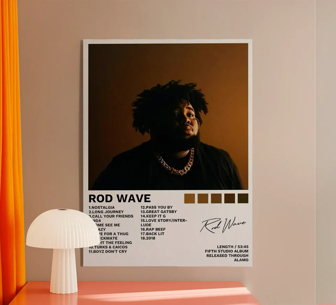 Rod Wave plexiglass da Roronoa7
