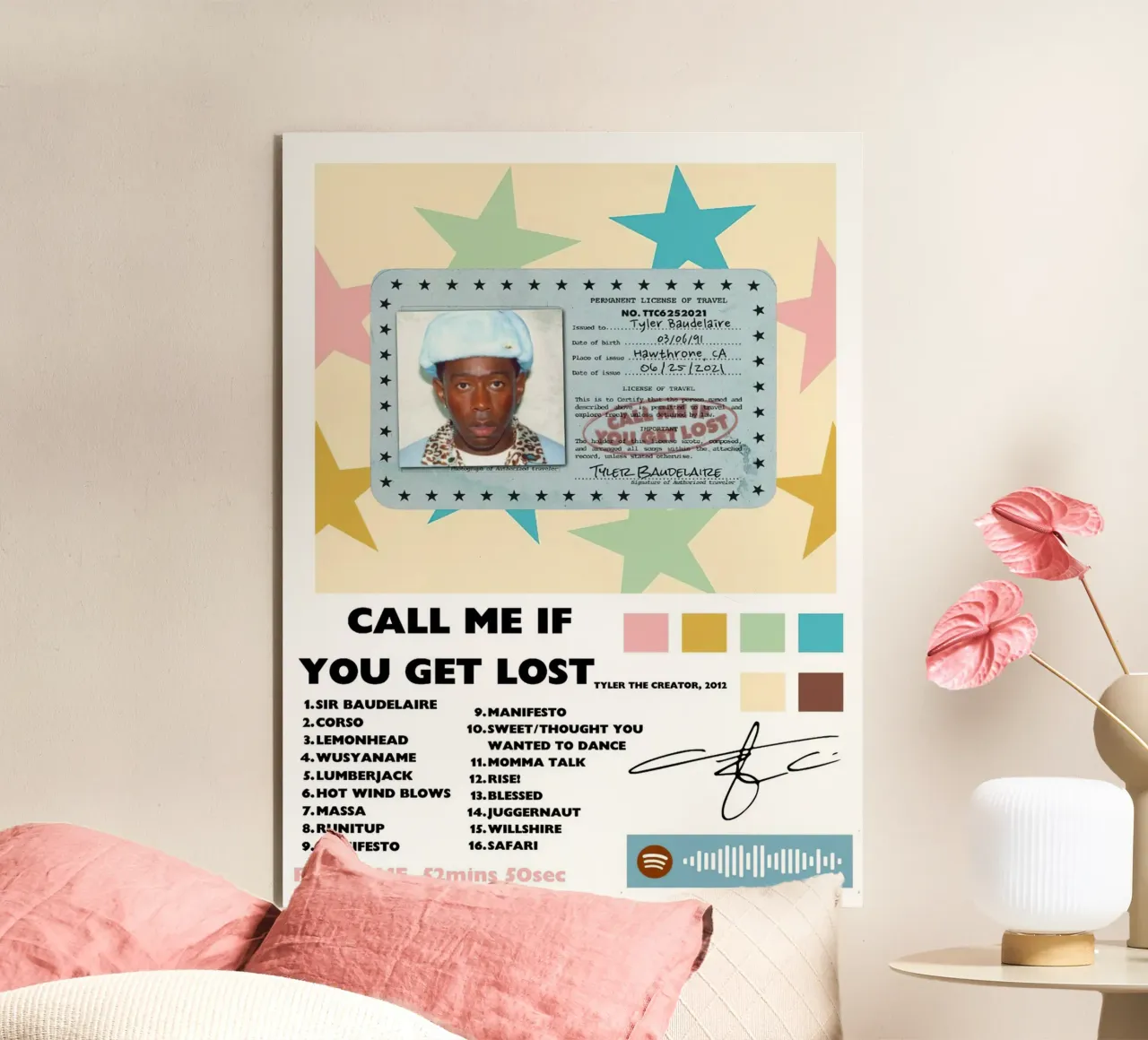 Tyler The Creator Call Me If You Get Lost Forex-Platte von Roronoa7