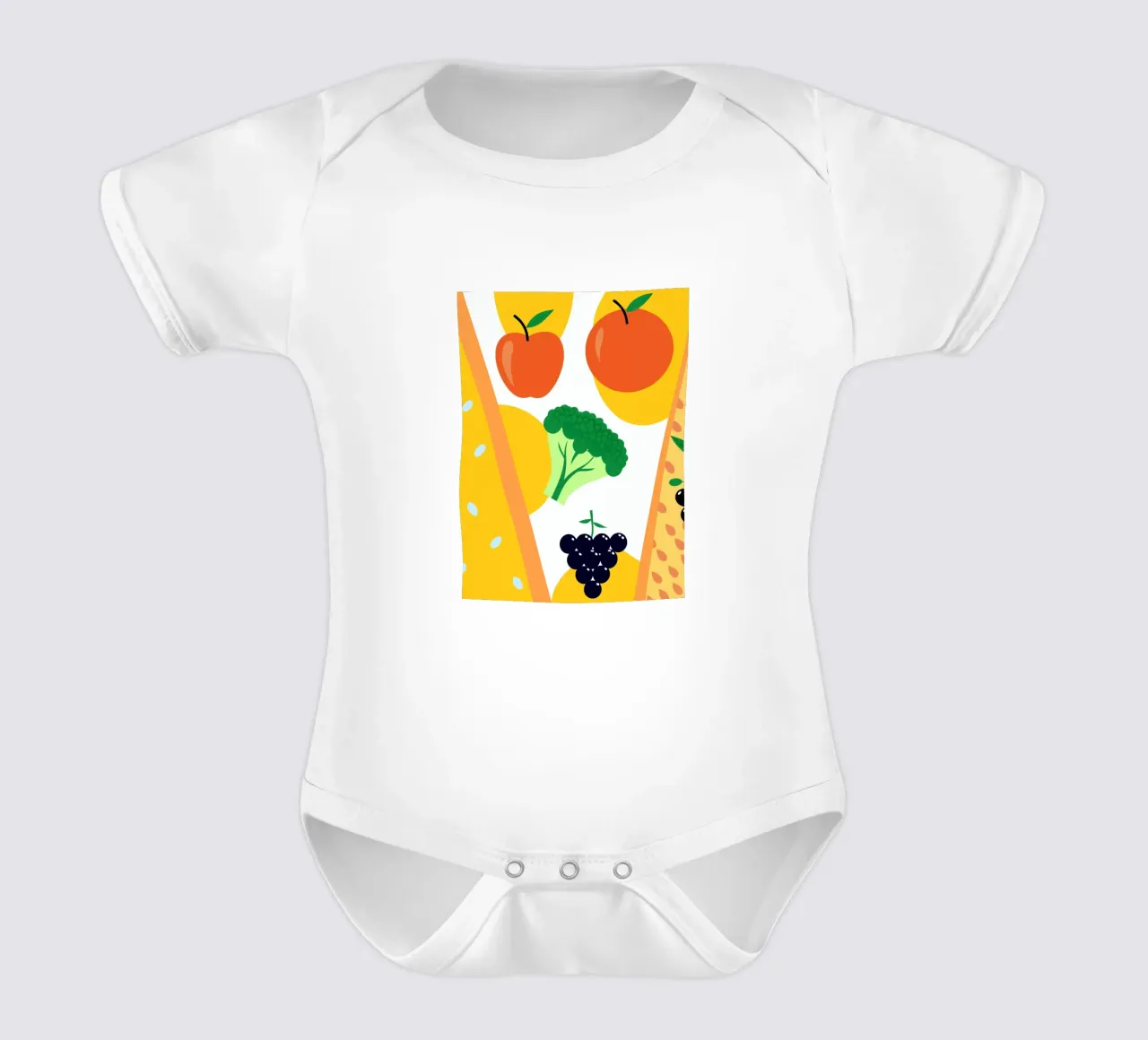 Frutta e verdura body neonato maniche corte da OFFICIAL FRUIT & VEGETABLES