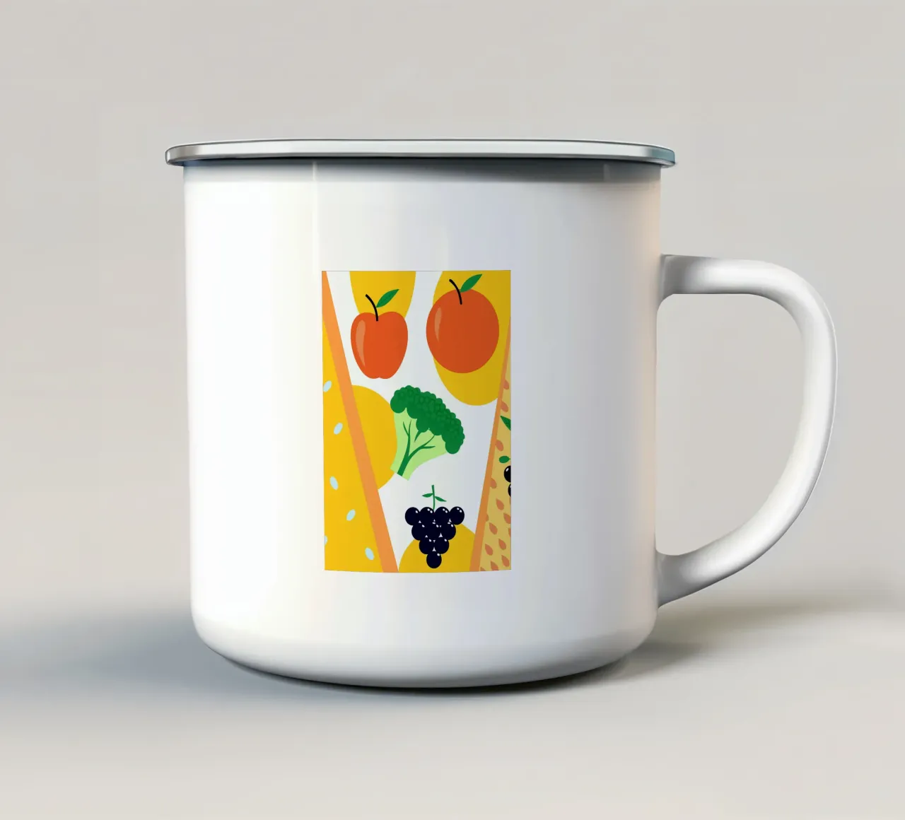 Frutta e verdura tazza in smalto da OFFICIAL FRUIT & VEGETABLES