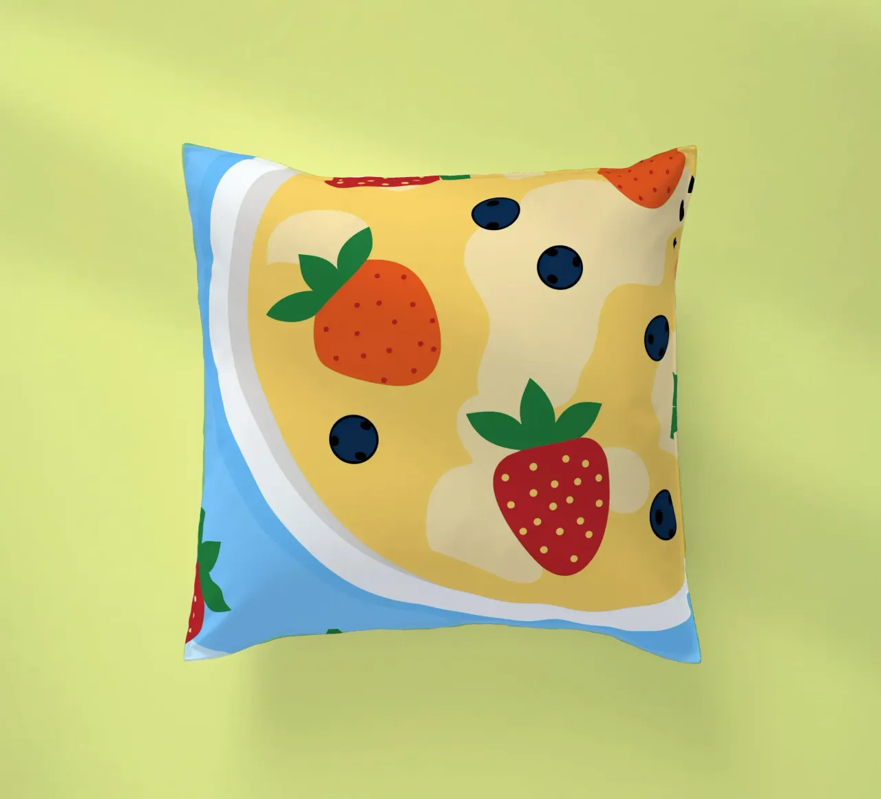 Farina d'avena con fragole cuscino da OFFICIAL FRUIT & VEGETABLES